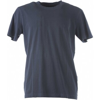textil Hombre Tops y Camisetas Selected Slhconnor Wash Ss O-Neck Tee W Azul