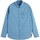textil Hombre Camisas manga larga Scotch & Soda Regular-Fit Printed Poplin Shirt Azul