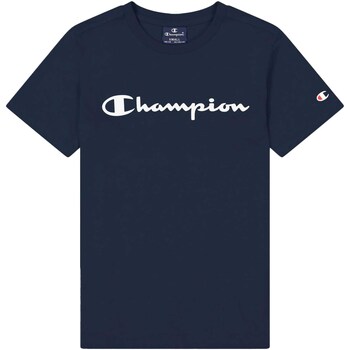 textil Niño Tops y Camisetas Champion T-Shirt  Crewneck Azul