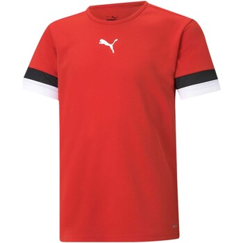textil Niños Tops y Camisetas Puma Teamrise Jersey Jr Rojo