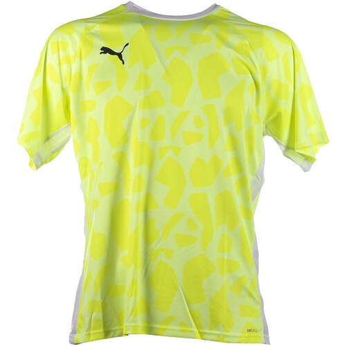 textil Hombre Tops y Camisetas Puma Teamliga Padel Graphic Shirt Amarillo
