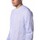textil Hombre Camisas manga larga Sl56 Camicia S.L.56 Lino Azzurro Marino