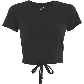 textil Mujer Tops y Camisetas Deha T-Shirt  Strappy Crop Negro