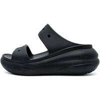 Zapatos Mujer Pantuflas Crocs Classic Crush Sandal W Negro