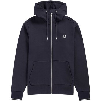 textil Hombre Polaire Fred Perry Felpa Fred Perry Zip Through Azul