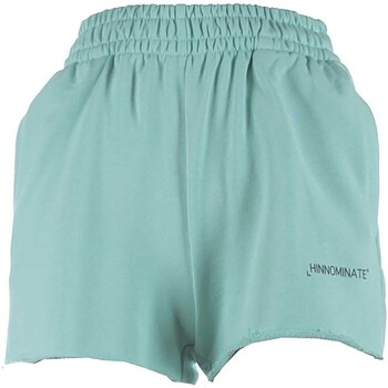 textil Mujer Shorts / Bermudas Hinnominate Short Corto In Felpa Con Stampa Verde
