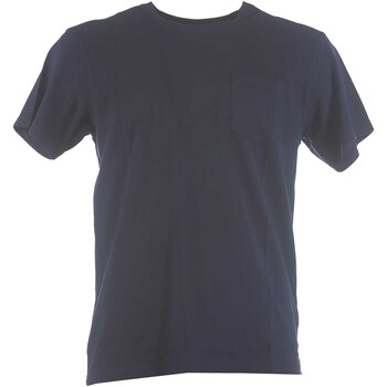 textil Hombre Tops y Camisetas Bomboogie Rib Roundneck Pkt Te Azul
