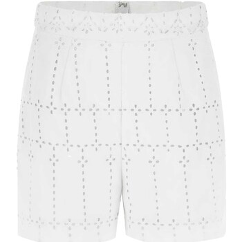 textil Mujer Shorts / Bermudas Guess Lyon Eyelet Short Blanco