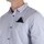 textil Hombre Camisas manga larga Scotch & Soda Camicia  Striped Bianco Azzurro Azul