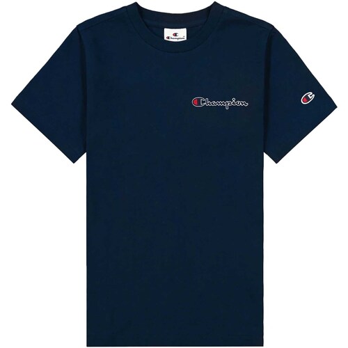 textil Niño Tops y Camisetas Champion T-Shirt  Crewneck Azul