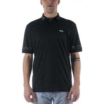 textil Hombre Tops y Camisetas BOSS Polo  Pirax Nero Negro