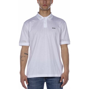 textil Hombre Tops y Camisetas BOSS Polo  Pirax 10241540 Bianco Blanco