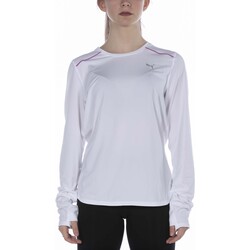 textil Mujer Tops y Camisetas Puma T-Shirt  Run Cloudspun Marathon Bianco Blanco
