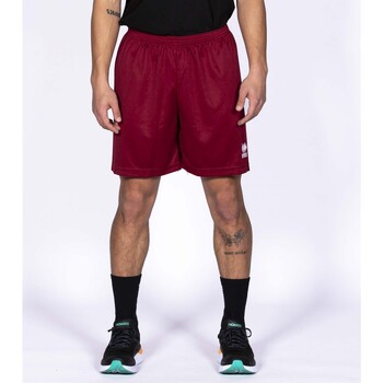 textil Hombre Shorts / Bermudas Errea Pantaloni Corti  New Skin Panta Ad Granata Rojo
