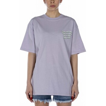 textil Hombre Tops y Camisetas Amish T-Shirt  Jersey Printed Too Late Violeta