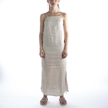 textil Mujer Vestidos Bomboogie Abito  Strap Long Beige Beige