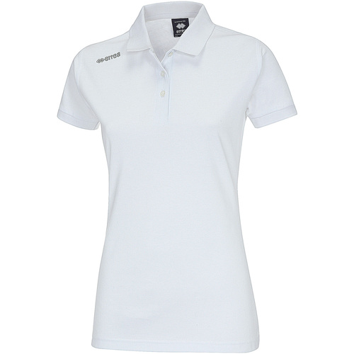 textil Mujer Tops y Camisetas Errea Polo  Team Ladies Mc Ad Bianco Blanco