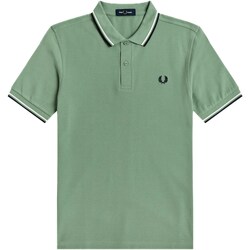textil Hombre Tops y Camisetas Fred Perry Fp Twin Tipped Fred Perry Shirt Verde
