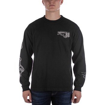 textil Hombre Tops y Camisetas Carhartt T-Shirt  M/L Stronger Fuliggine Negro