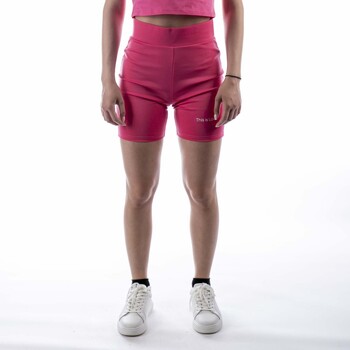 textil Mujer Shorts / Bermudas Calvin Klein Jeans Shorts  Pride Cycling Fuxia Rosa