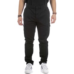textil Hombre Pantalones Calvin Klein Jeans Pantaloni  Sateen-Stretch Nero Negro