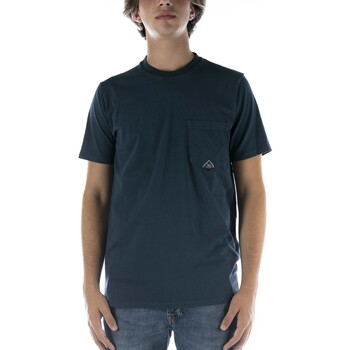textil Hombre Tops y Camisetas Roy Rogers T-Shirt  Pocket Man Jersey Used Blu Azul