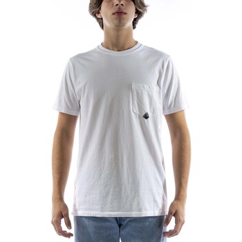 textil Hombre Tops y Camisetas Roy Rogers T-Shirt  Pocket Man Jersey Used Bianco Blanco