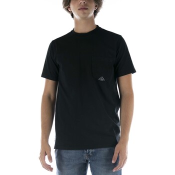 textil Hombre Tops y Camisetas Roy Rogers T-Shirt  Pocket Man Jersey Used Nero Negro