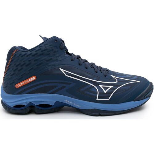 Zapatos Hombre Multideporte Mizuno Scarpe Sportive  Wave Lightning Z7 Mid Blu Azul