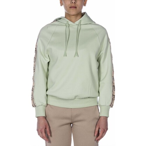 textil Mujer Polaire Guess Britney Hooded Sweatshirt Verde