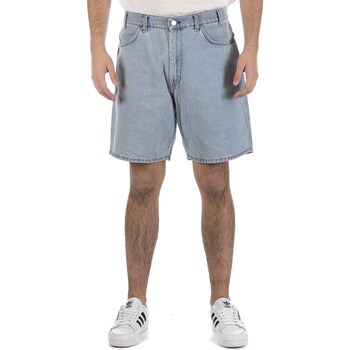 textil Hombre Shorts / Bermudas Amish Bermuda  Bernie 5 Pockets Azzurro Marino
