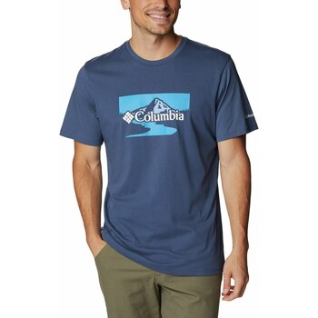 textil Hombre Camisetas sin mangas Columbia Path Lake Peak Graphic Azul