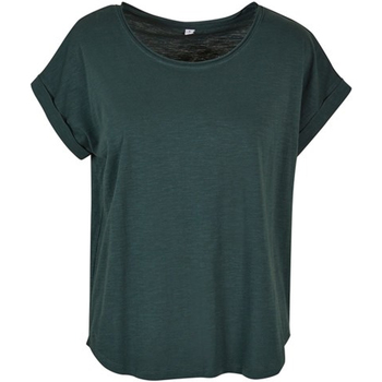 textil Mujer Camisetas manga larga Build Your Brand RW8061 Verde