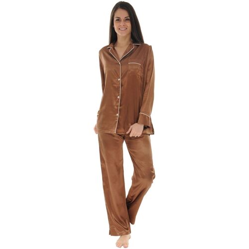 textil Mujer Pijama Christian Cane JAYNE Marrón