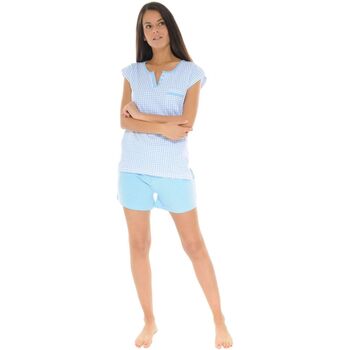 textil Mujer Pijama Christian Cane VIANELLE Azul