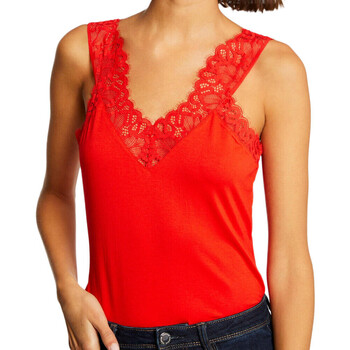 textil Mujer Camisetas sin mangas Morgan  Rojo
