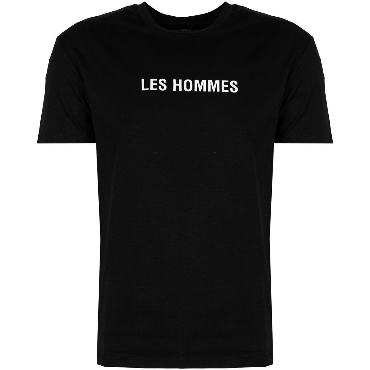 textil Hombre Camisetas manga corta Les Hommes LF224302-0700-9001 | Grafic Print Negro