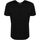 textil Hombre Camisetas manga corta Les Hommes LF224100-0700-900 | Round neck Negro
