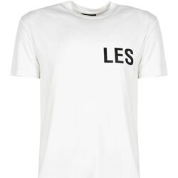 textil Hombre Camisetas manga corta Les Hommes LF224300-0700-1009 | Grafic Print Blanco
