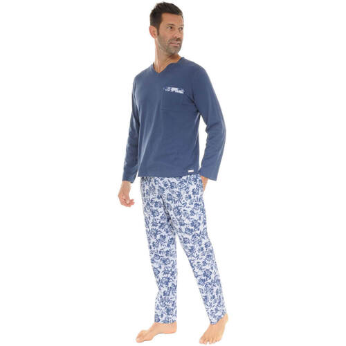 textil Hombre Pijama Pilus XAVI Azul