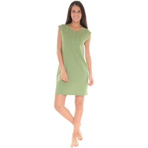 textil Mujer Pijama Christian Cane VIDIANE Verde