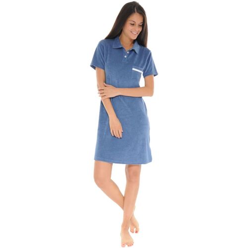 textil Mujer Pijama Christian Cane VAHINE Azul