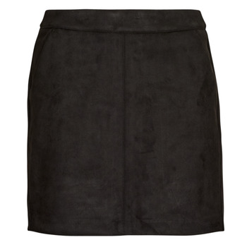 textil Mujer Shorts / Bermudas Vero Moda VMDONNADINA FAUXSUEDE SHORT SKIRT NOOS Negro