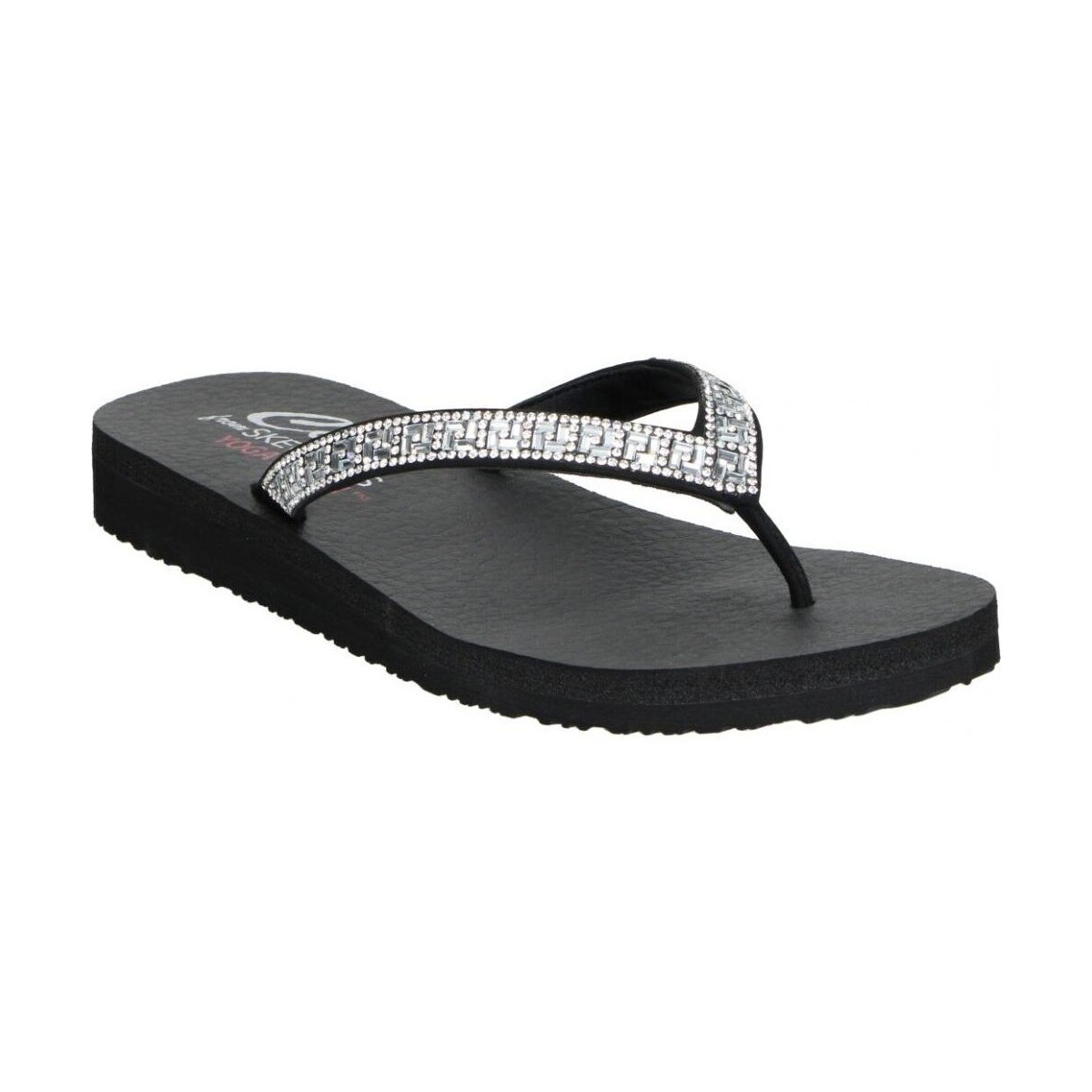 Zapatos Mujer Sandalias Skechers 119285-BBK Negro