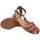 Zapatos Mujer Multideporte Duendy Sandalia señora  3533 cuero Plata