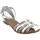Zapatos Mujer Multideporte Duendy Sandalia señora  3533 blanco Blanco