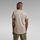 textil Hombre Tops y Camisetas G-Star Raw D16396 D288 - LASH-D876 DUMIC HTR Beige