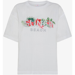 textil Mujer Tops y Camisetas Sun68  Blanco