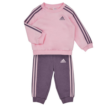textil Niña Conjunto Adidas Sportswear 3S JOG Rosa / Violeta