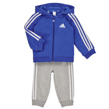 textil Niño Conjunto Adidas Sportswear 3S FZ FL JOG Azul / Blanco / Gris